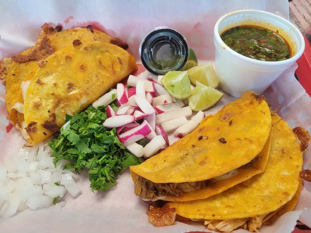 2 Quesabirria Tacos