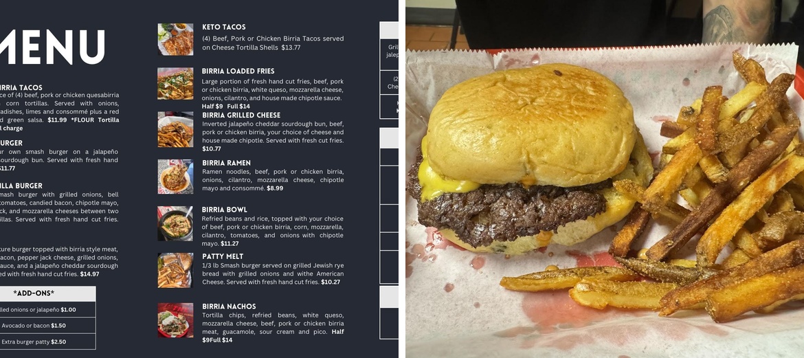 The B Birria & Burgers